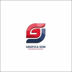 Logo da gráfica dini sacolas personalizadas