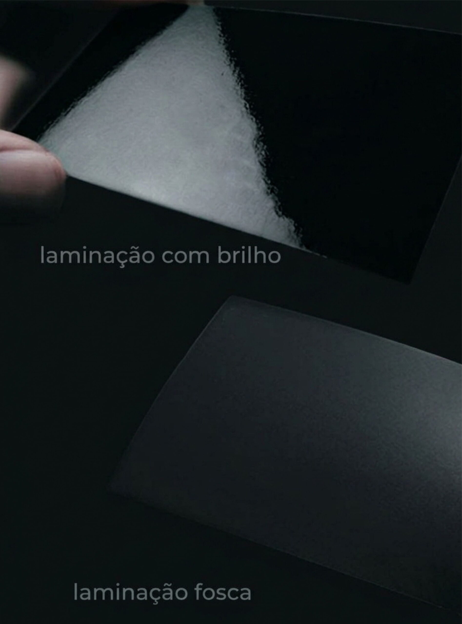 Sacolas de luxo com laminação